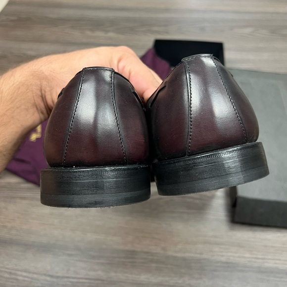 NEW Allen Edmonds Grayson Merlot Tassel Loafers 10 3E - Picture 5 of 11